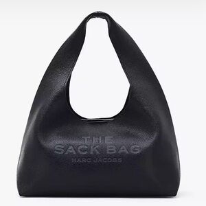Marc Jacobs The Sack Tote Bag Black Leather Medium